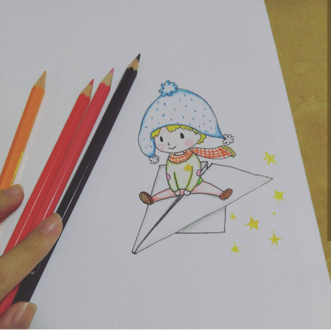 培古手工藝繪畫教室 - 色鉛筆插畫