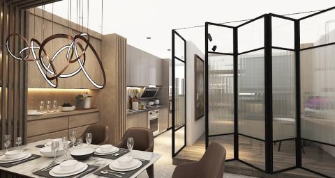 吾界設計 - 新營公寓 老宅改造 - 餐廳廚房