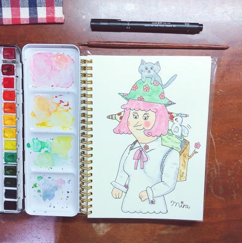 林筱婷 - 手繪-水彩插畫