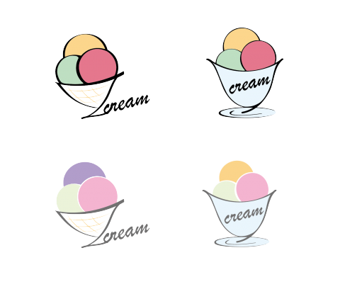 PENG YU RU - 冰店LOGO設計