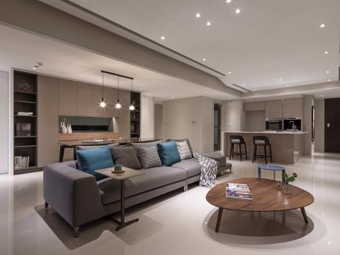 工聚室內裝修工程有限公司 - 仰望-台中
公領域全景