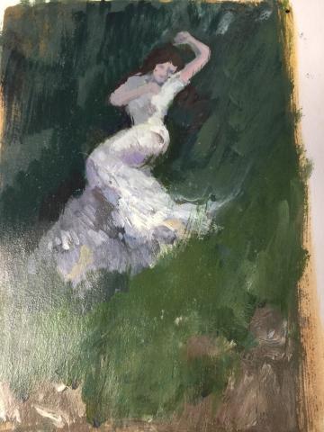 三顆石頭 - 美術家教 練習作品示範