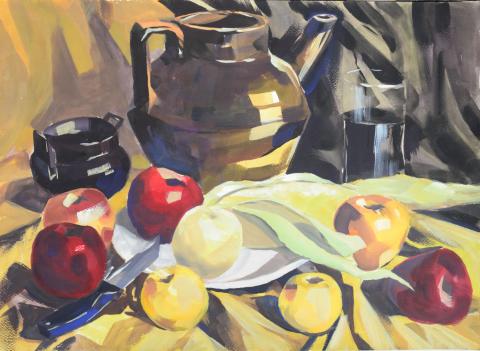 Yube  - 廣告顏料靜物畫