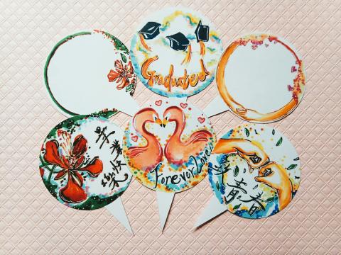 小新個人工作室 - 祝福小卡繪製