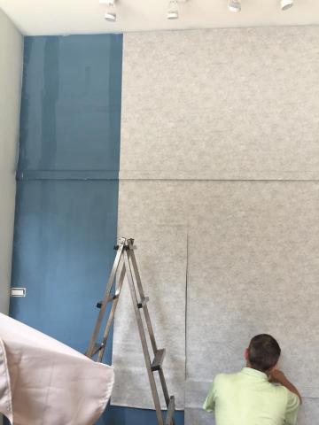 詹皓文 - 店面壁紙施工照