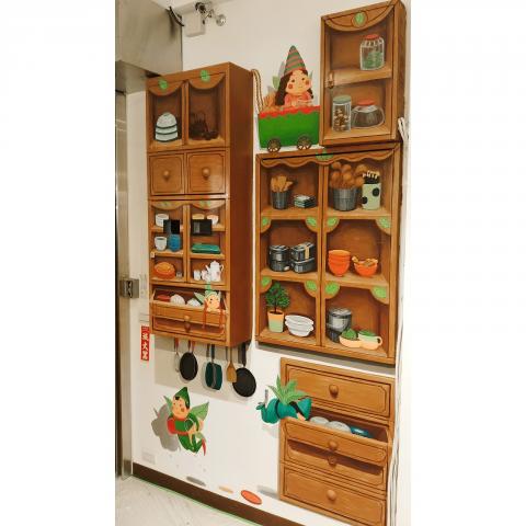 三個木(楊媛琳) - 迪化街/變電箱美化