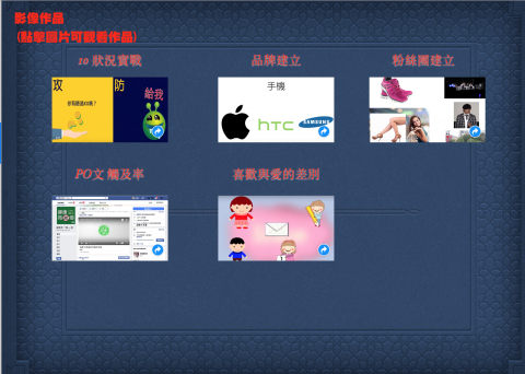 bluebicycle個人工作室 - 網路行銷操作：2 小時濃縮成 1分鐘的影片
https://goo.gl/6m8zJR
https://goo.gl/pXMynY
https://goo.gl/S7THRL
https://goo.gl/n4EBAi
https://goo.gl/3TbF9s