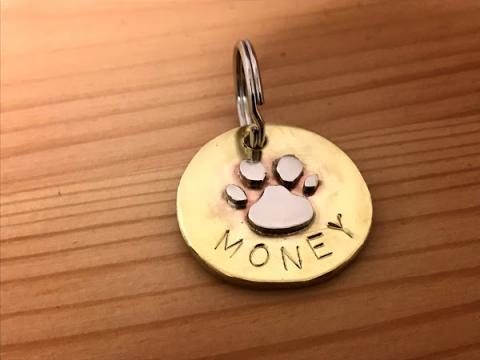 Elliott - 狗腳印狗牌(白銅/黃銅)