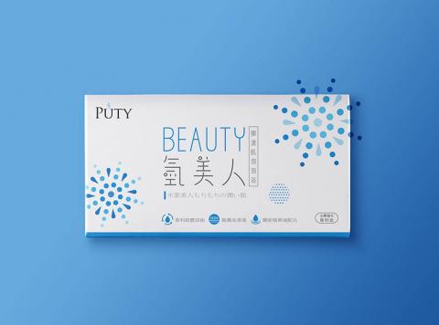 江碧華 - 如同煙火般綻放的大小泡泡作為主視覺，整體視覺感受清新自然。
簡潔俐落的字體與柔和鮮明的水藍＆粉紅色系，能夠有效吸引小資女族群。