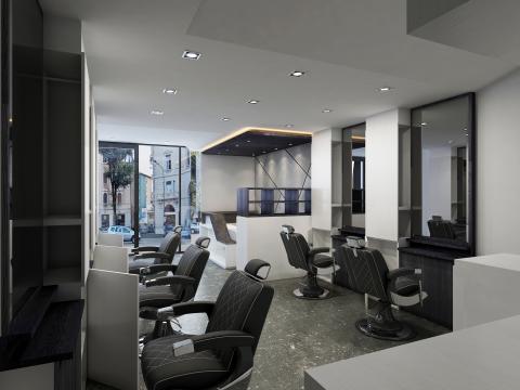 佐岳設計 - 好時光理髮廳-商空設計工程2