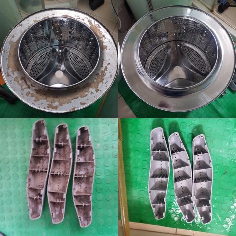 好師傅居家服務 - 滾筒式洗衣機 服務對比照 好師傅居家服務 - 滾筒式洗衣機 服務對比照