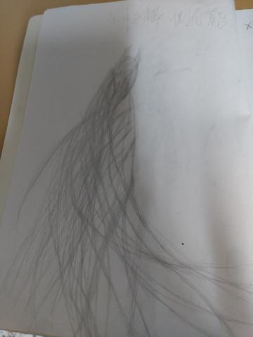 雲風水舞 - 手繪，狐仙 背影