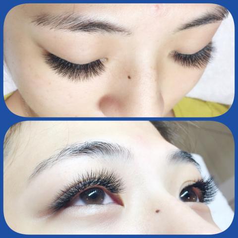 林秋麗（Dana lin)美睫講師 - 0.10層次毛雙眼800效果