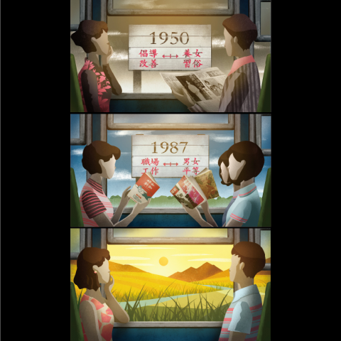 三層設計工作室 - 作品 &ndash; 婦女館動畫片(企劃+美術+動態+音樂)