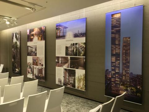 FIVE2FIVE Design Studio - Wardian 說明會背板設計(艾美場)