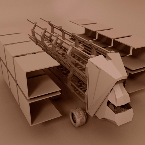 新影工作室 - 設計作品:載具  
3D建模:BLENDER
