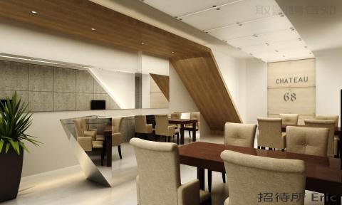 Eric yen - 案件類型:商空招待所
案件坪數:15~20坪
主要建材:木皮、清水模塗料、鏡面、鐵件、玻璃