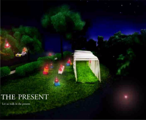 胡哥與灰塵 - 聖誕裝置影像模擬