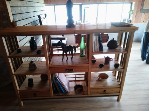定旺室內裝修工程   - 傢俱製作-檜木- 置物架