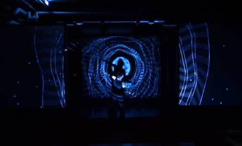 PSquare媒體實驗室 - 國立台灣美術館展覽開幕 | 互動投影舞蹈表演