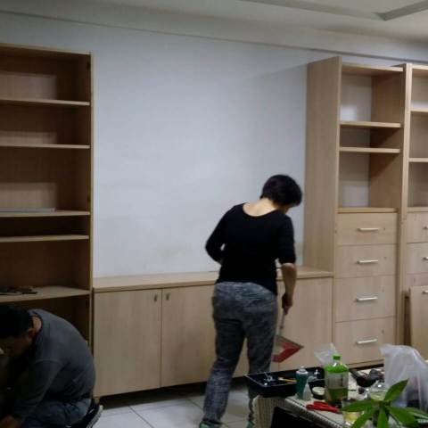 老胡專業裝修(衛浴/廚具/水龍頭/熱水器) - 系統櫃安裝前
