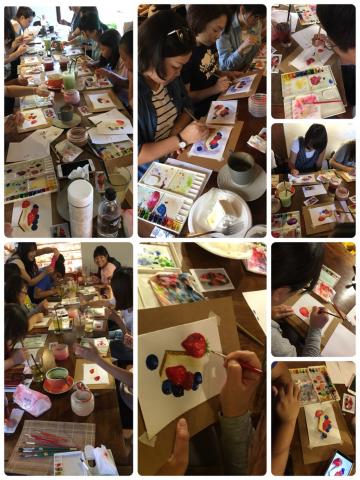 愛麗莎 愛話畫 - 咖啡館上課花絮 愛麗莎 愛話畫 - 咖啡館上課花絮