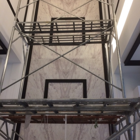 展睿工程行 - 仿大理石紋路進口壁布，價格是真大理石的1/3價格