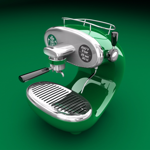 豪哥設計分享 - Starbucks Cafe Machine