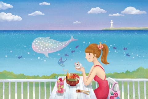 Travel with Tiffany - 旅遊明信片-沖繩