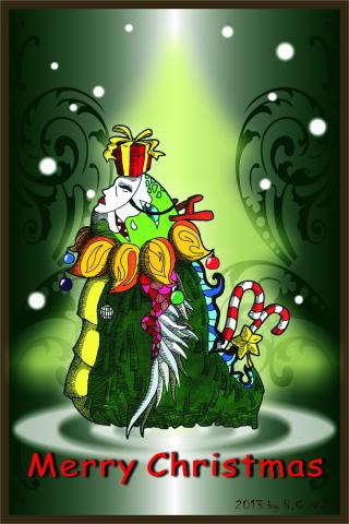 H.C Design設計工作室 - 聖誕卡插畫設計