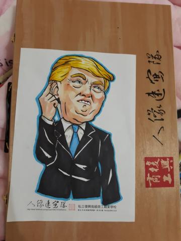 阿倢 - 人像Q版
媒材：麥克筆