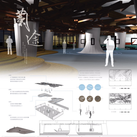 曾惠暄 - 這是室內設計比賽時的海報版面