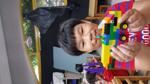 育彩程式設計 - 6歲樂高積木潛能開發 
~~~鯨魚車