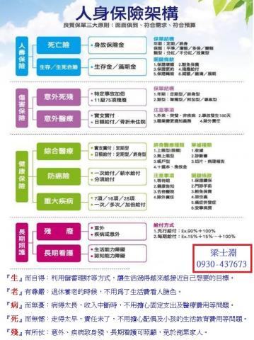 梁士淵 (富邦人壽、華淵科技) - 人身保險架構