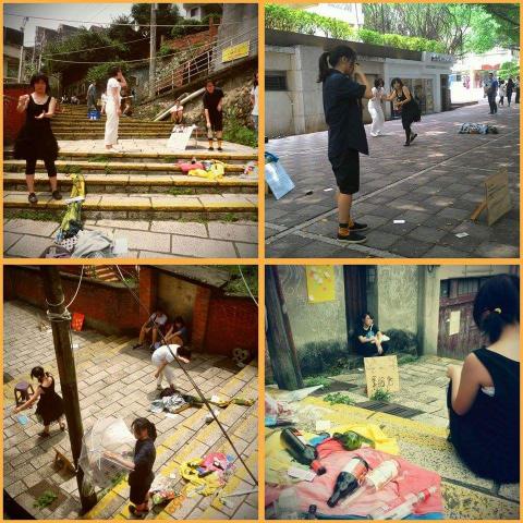 蘇以亭 Lyviah Su  - 《Start from Here——詩與劇場的實驗》編導 
＠淡水重建街/淡江大學 