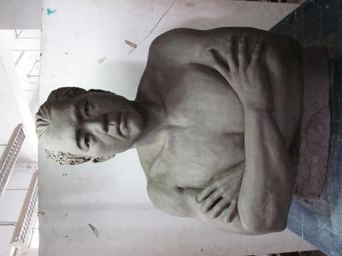 IVY鄧 - 基礎塑造半身人模泥仿練習