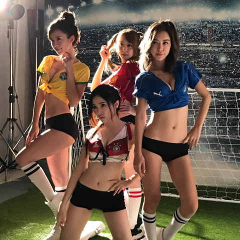 戰羿企業有限公司 - 沙龍娛樂Banner拍攝-足球主題