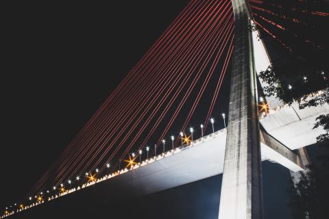 LIAN - 拍攝台灣好型大樹祈福線導覽影片中的景點介紹照片-斜張橋