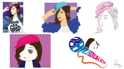 RoNa - Adobe Illustrator 作品(2015)
人物風格化