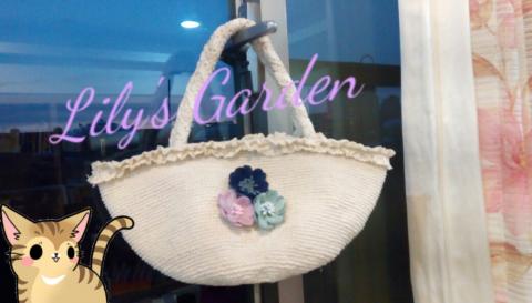 貓與玫瑰 - 我的手工編織包