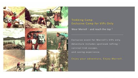 陳如惠 - title. 2015 Merrell 年度行銷合作案
branding proposal