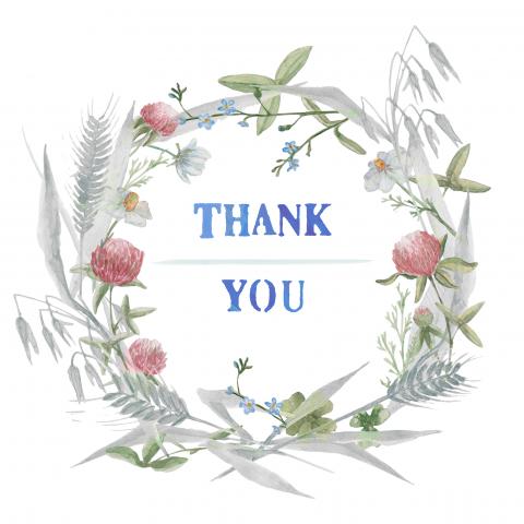 YUN Studio - 感謝卡