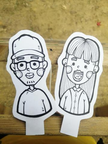 廖俐涵 - 人像Q版插圖設計