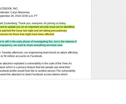 Jeffery 商用英語專門店 - 臉書個資聲明文稿解析