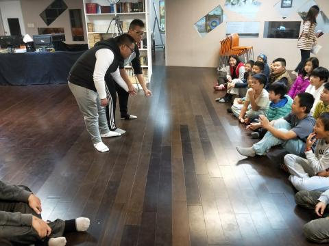 桃園市柔道推廣協會 - 西伯崙關懷協會；防身技術講座