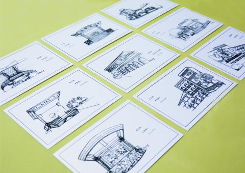 Ning studio - 明信片設計