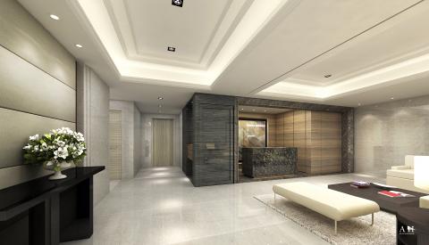 AH spacedesign /空間設計 - 內湖豪宅大廳設計