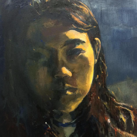 兜馬工作室 - 油畫創作－自畫像