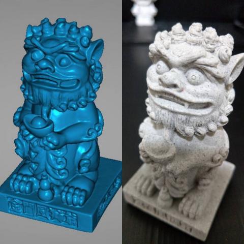晶湛有限公司 - 3D掃描(風獅爺)