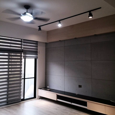 智聖室內裝修設計有限公司 - 防清水模電視牆